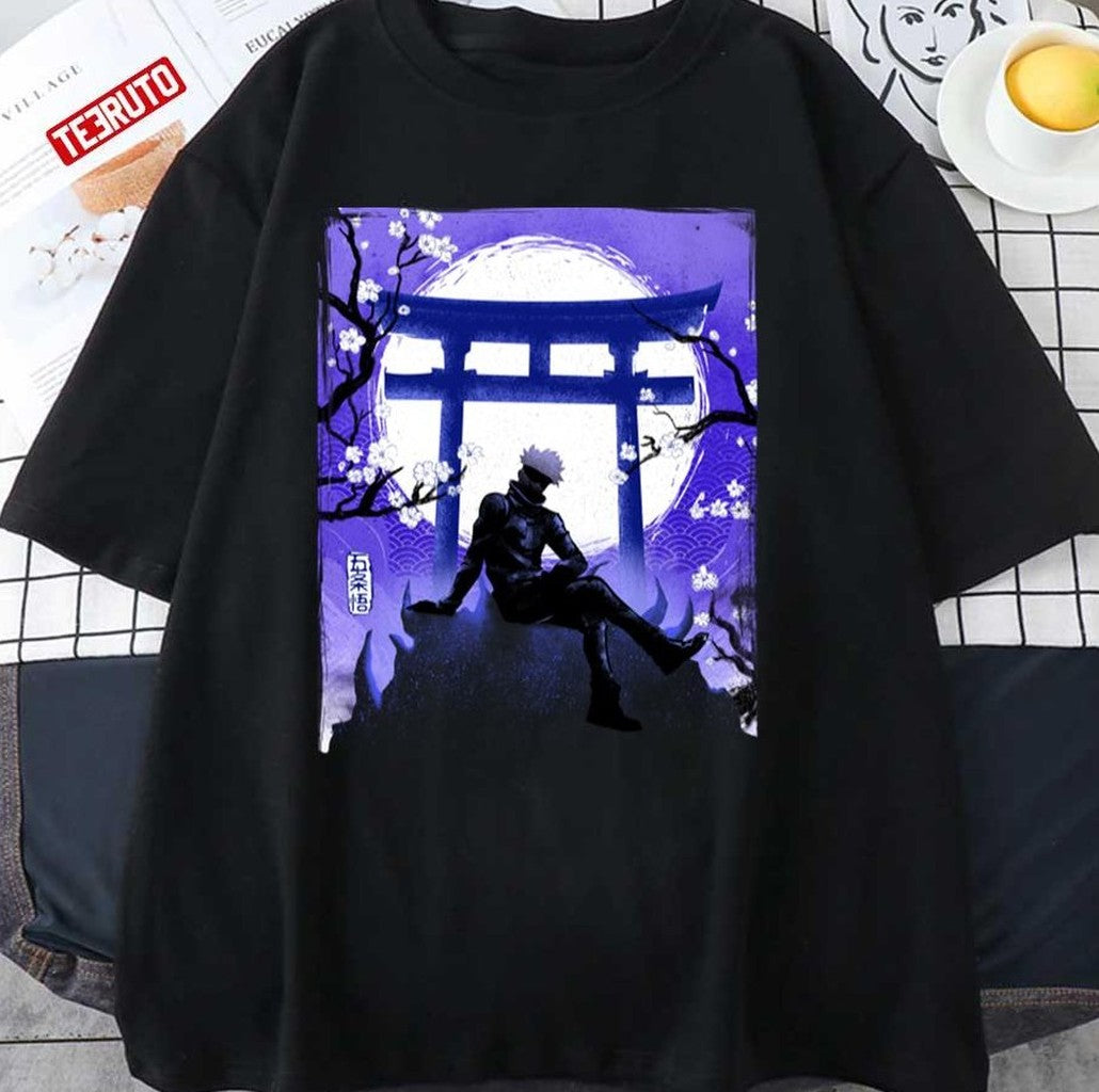 Sakura Satoru Gojo Satoru Jjk Jujutsu Kaisen Unisex T-Shirt