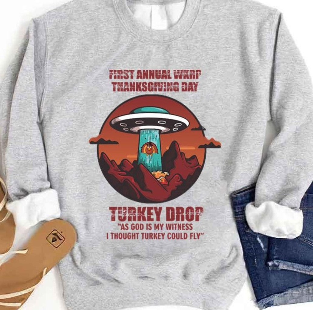Thanksgiving Day First Annual Wkrp WKRP in Cincinnati Unisex Sweatshirt