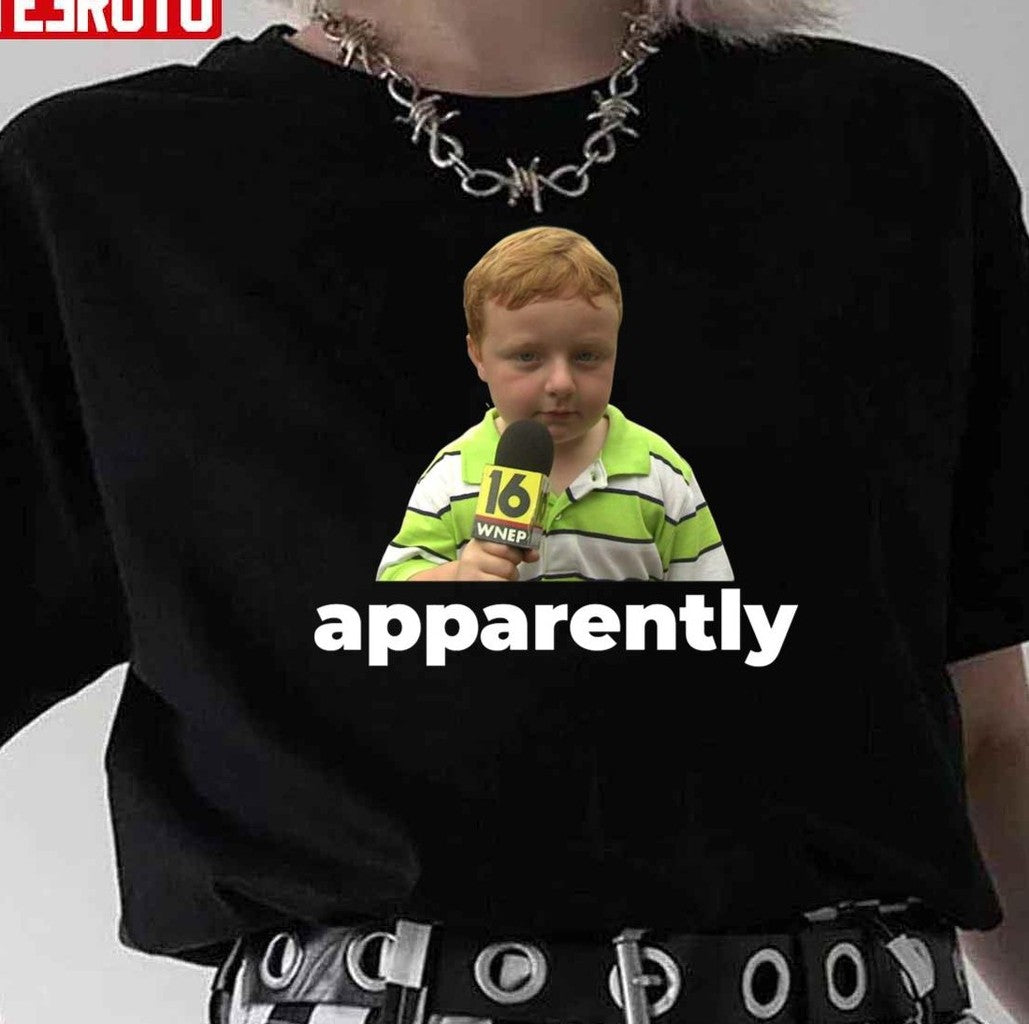 Apparently Kid Meme Comedy Unisex Sweatshirt