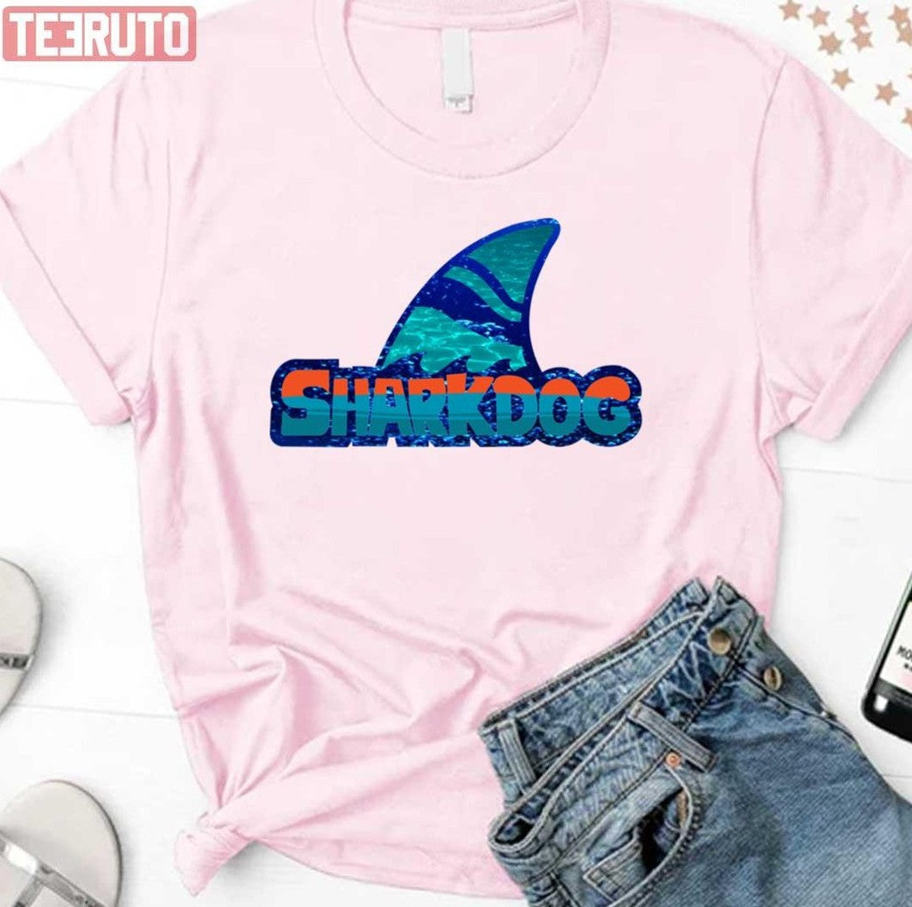 Big Shark Fin Logo Little Sharkdog Unisex Sweatshirt