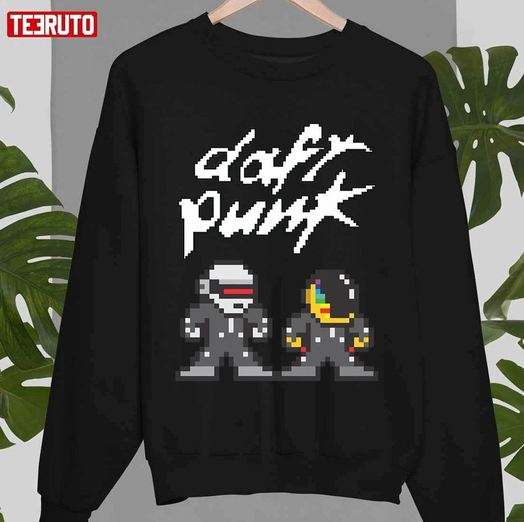 Pixel Daft Punk Unisex Hoodie