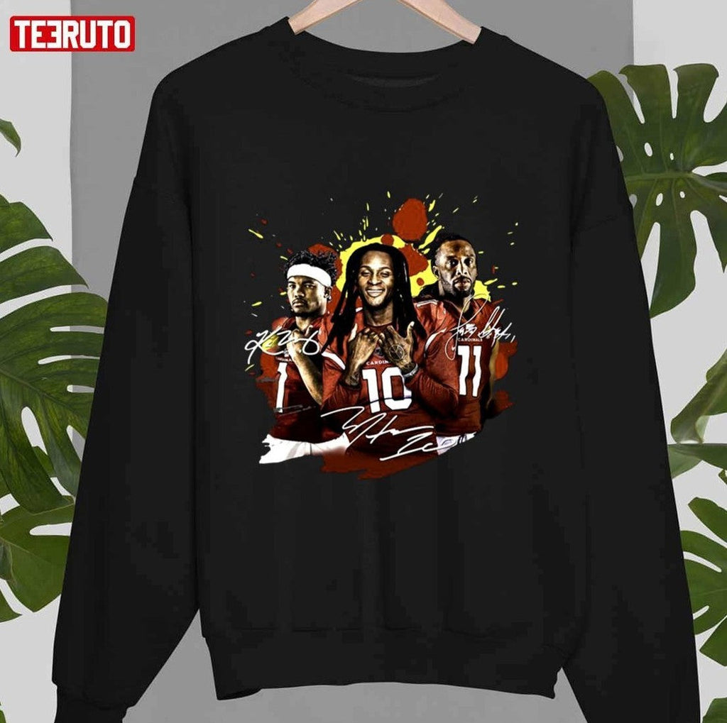 Arizona Cardinals Kyler Murray And Larry Fitzgerald Signature Unisex T-Shirt