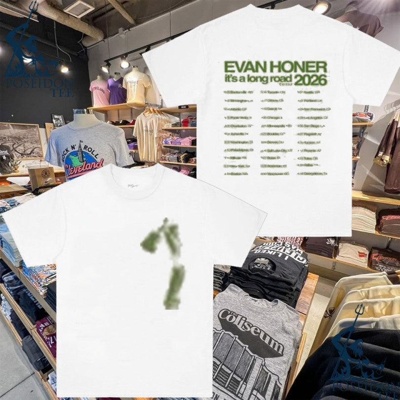 Evan Honer Long Road Spring 2026 Tour T-shirt