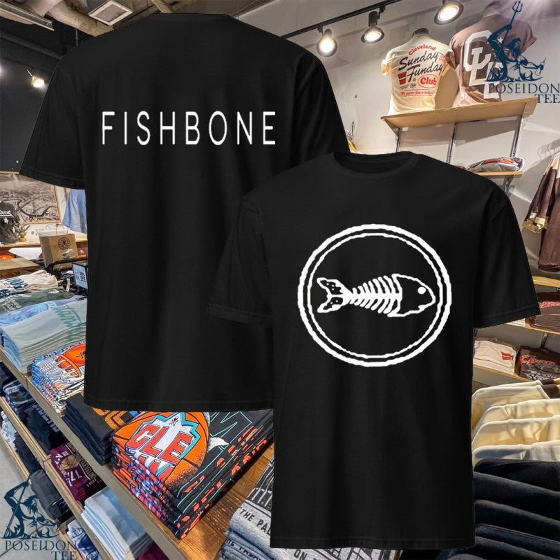 Fishbone Logo Black T-shirt