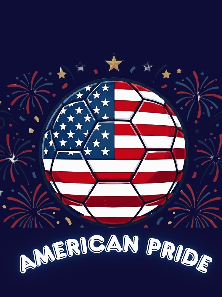 Patriotic American Football Fan Fireworks T-Shirt – USA Pride Graphic by Basma Designs | Funny Shirts, Stickers & Mugs