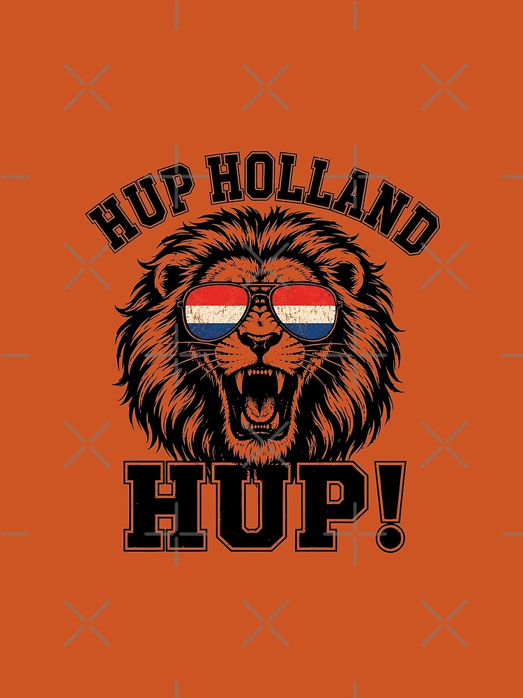 Hup Holland, Netherlands Flag Lion, Nederland Football by littlemiscat