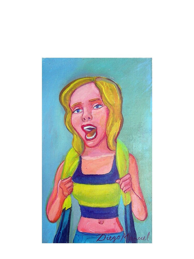 soccer fan girl by Diego Manuel Rodriguez