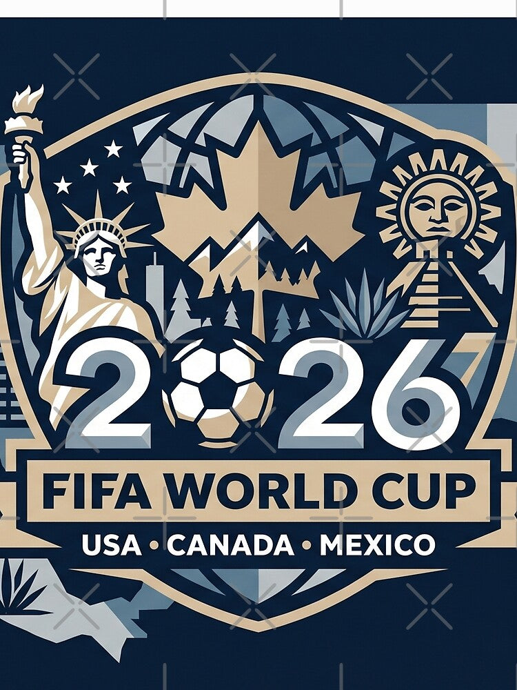 North America Soccer Tournament 2026 Modern Emblem Vibe by Pride Emblem Prints