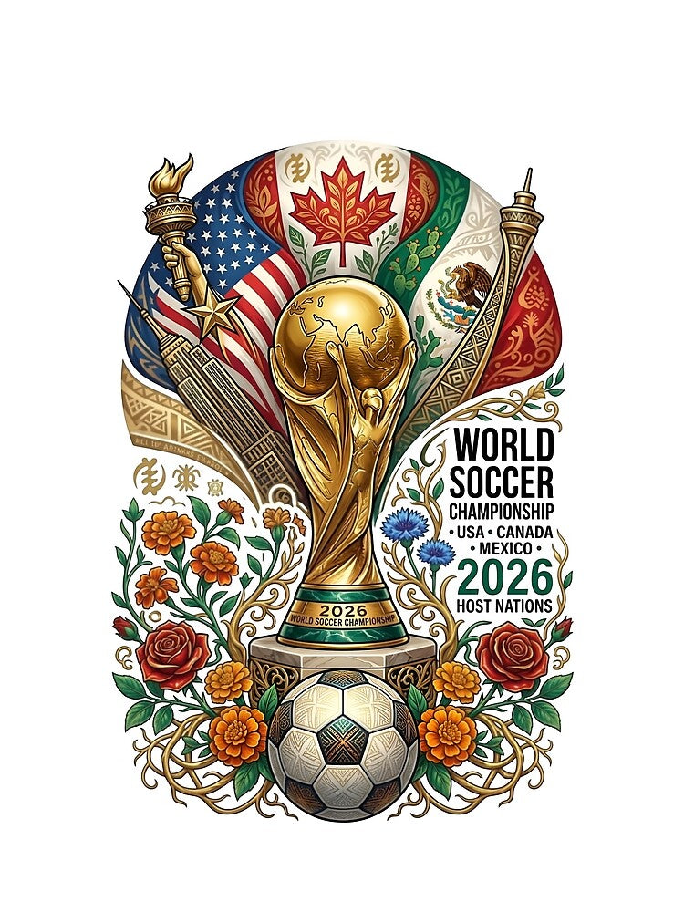Soccer Championship 2026 Host Nations by Sovereign Supply Co.