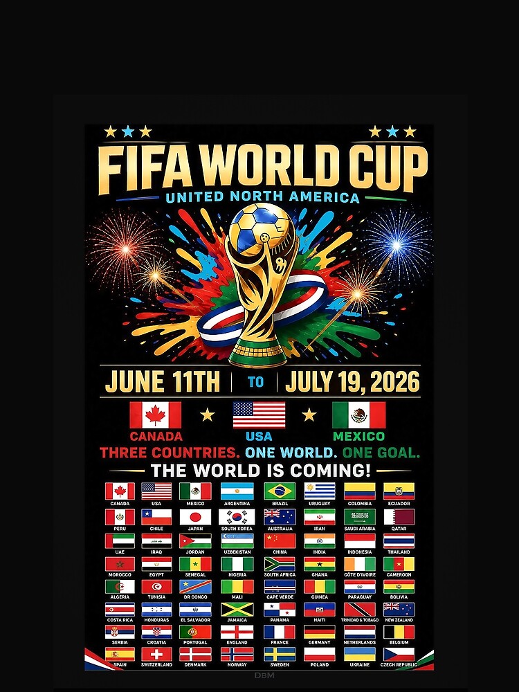 2026 WORLD CUP - Three Countries - One World - One Goal ⚽?? by DBM Photo Art 1