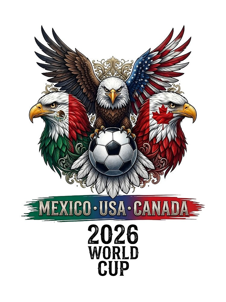 Mexico USA Canada 2026 World Cup Soccer by Sovereign Supply Co.