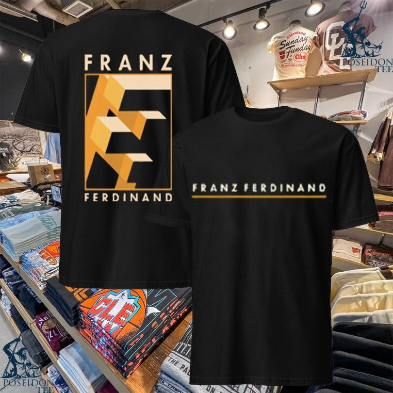 Franz Ferdinand Black Interlocked T-shirt