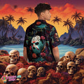 Friday the 13th Jason Voorhees Men's Horror Hawaiian Monsters Shirt