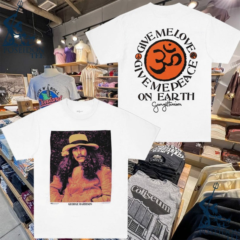 George Harrison Give Me Love Give Me Peace On Earth T-shirt