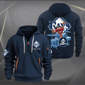 Tampa Bay Rays Baseball Team Quarter Zip Hoodie Rocking Drummer Custom Name Fan Gift