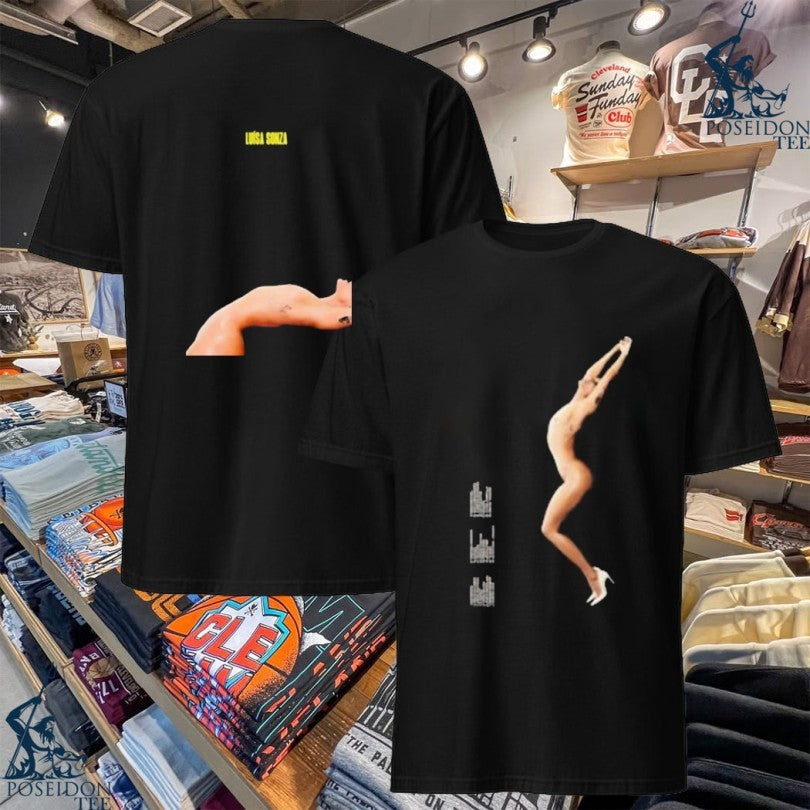 Heart Luísa Sonza Camiseta Preta Brutal Paraíso Iv T-shirt
