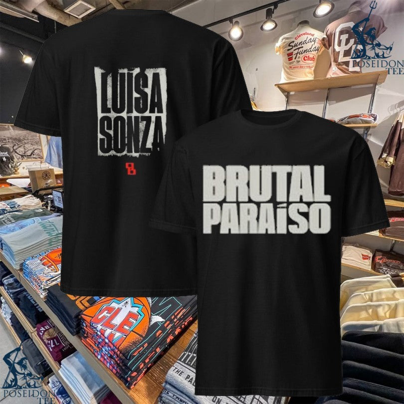 Heart Luísa Sonza Camiseta Preta Brutal Paraíso T-shirt