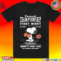 Heavyweight Championship Fight Night Snoopy’s Fight Club The Original Southpaw T-shirt