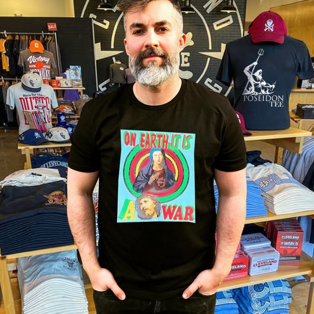Houston Texans Saint Michael On Earth It Is A War T-shirt