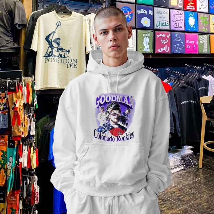 Hunter Goodman Colorado Rockies Baseball Giveaway 2026 T-shirt