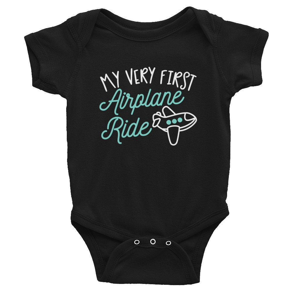 First Plane Flight Infant Bodysuit My Very First Airplane Ride
