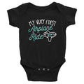 First Plane Flight Infant Bodysuit My Very First Airplane Ride