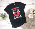 Firefighter Wife Shirt My Heart Belongs to A Firefighter Tee