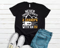 Grandpa RV Shirt Never Underestimate A Grandpa with an RV Tee