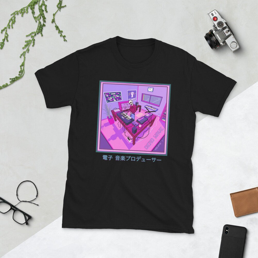 Synthwave Electronic Music producer T-Shirt