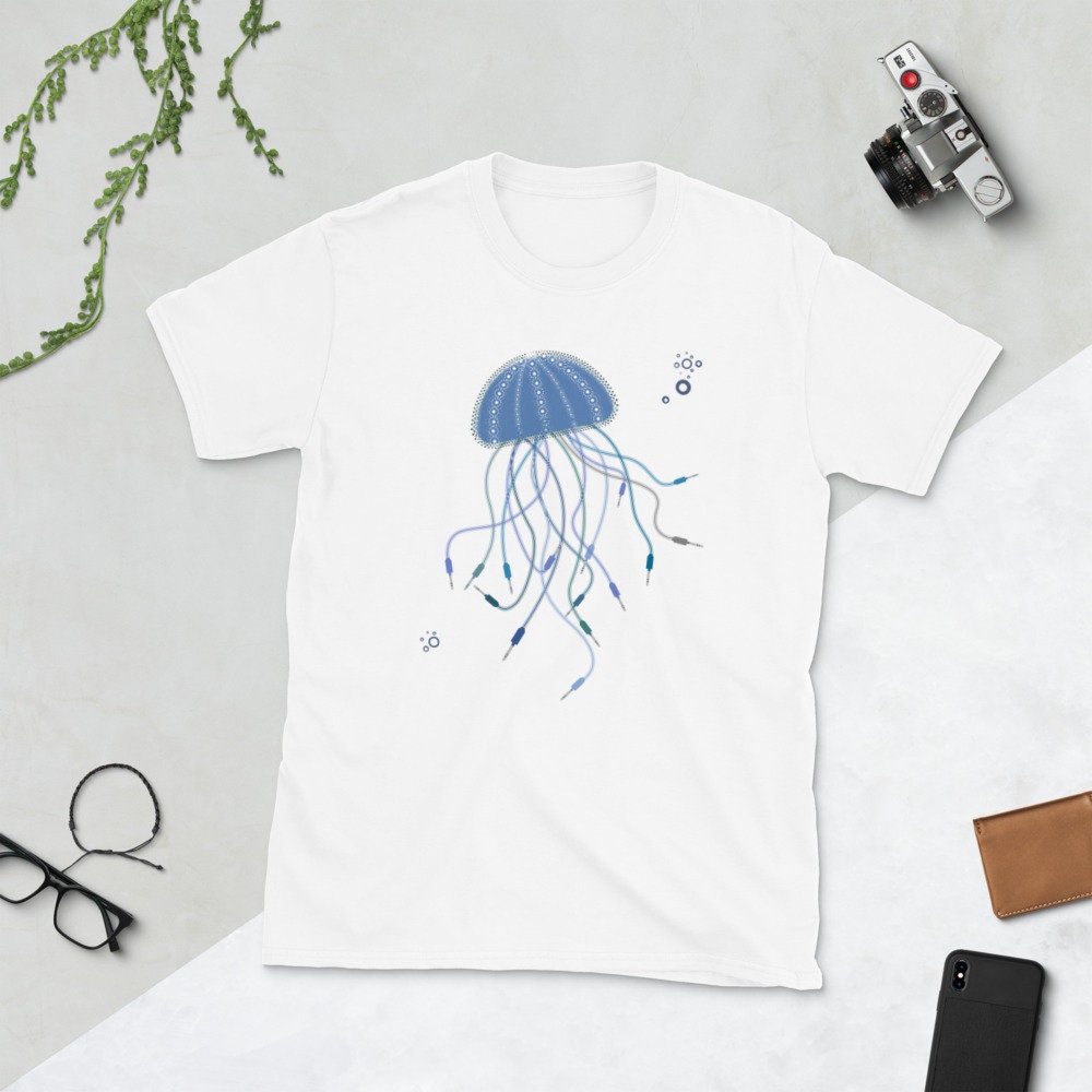 Jellyfish Audio Cables for Musician T-Shirt