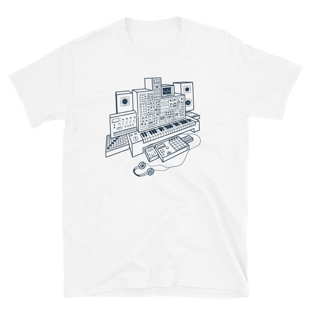 Modular Synthesizer T-Shirt for Dawless Electronic Musician