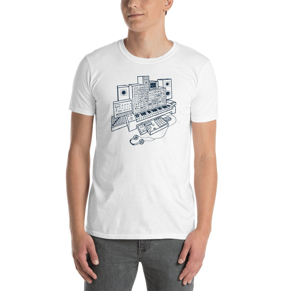 Modular Synthesizer T-Shirt for Dawless Electronic Musician