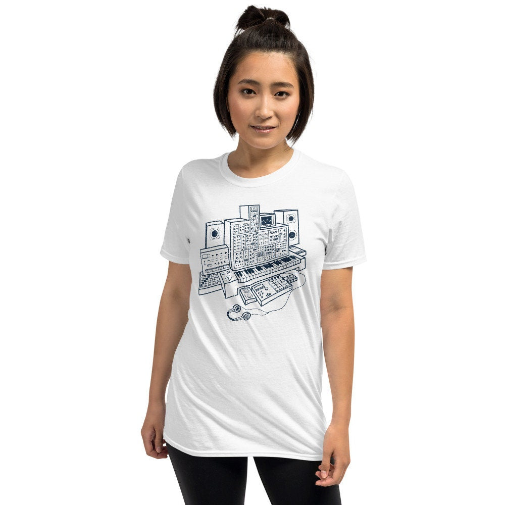 Modular Synthesizer T-Shirt for Dawless Electronic Musician