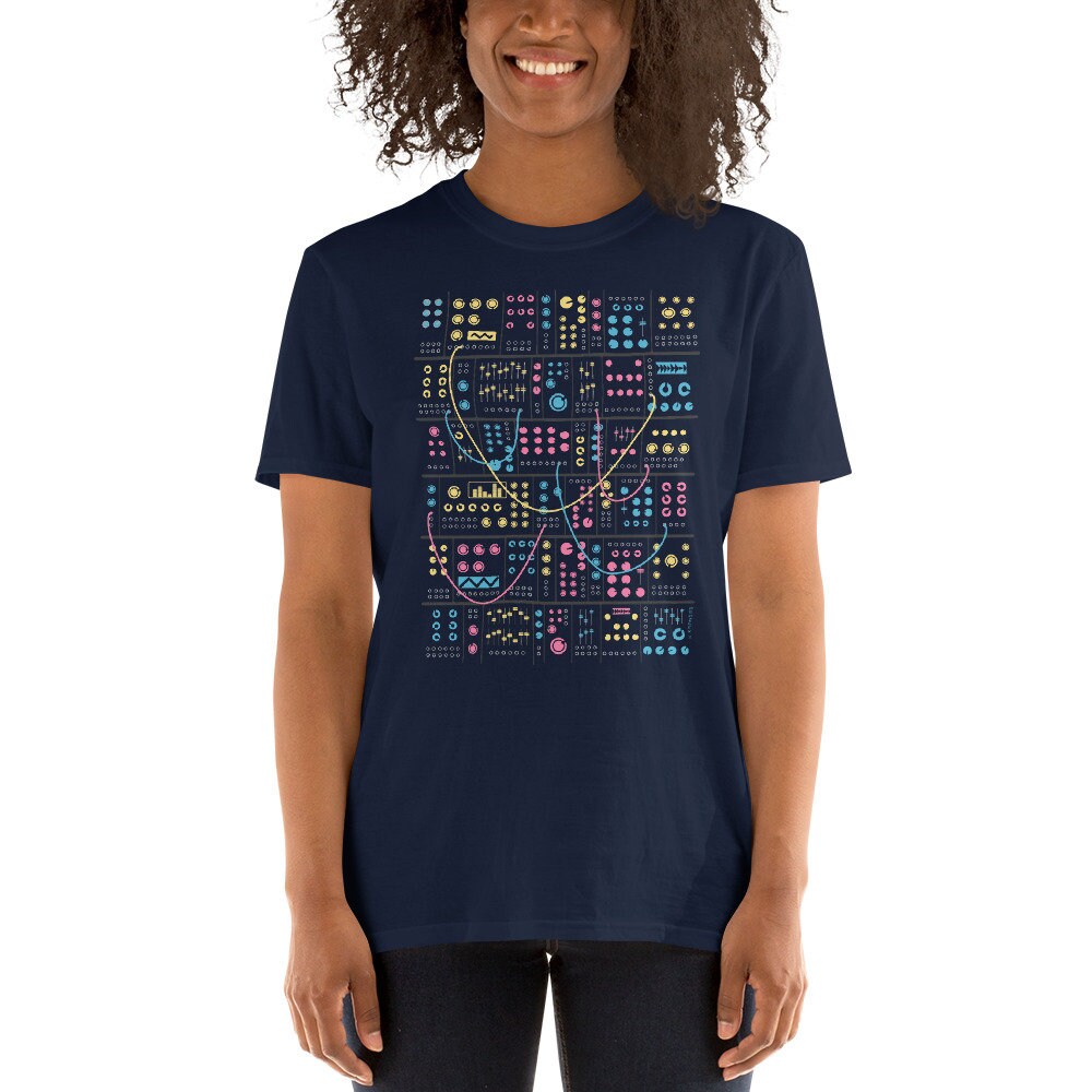 Modular synthesizer Synthwave T-Shirt