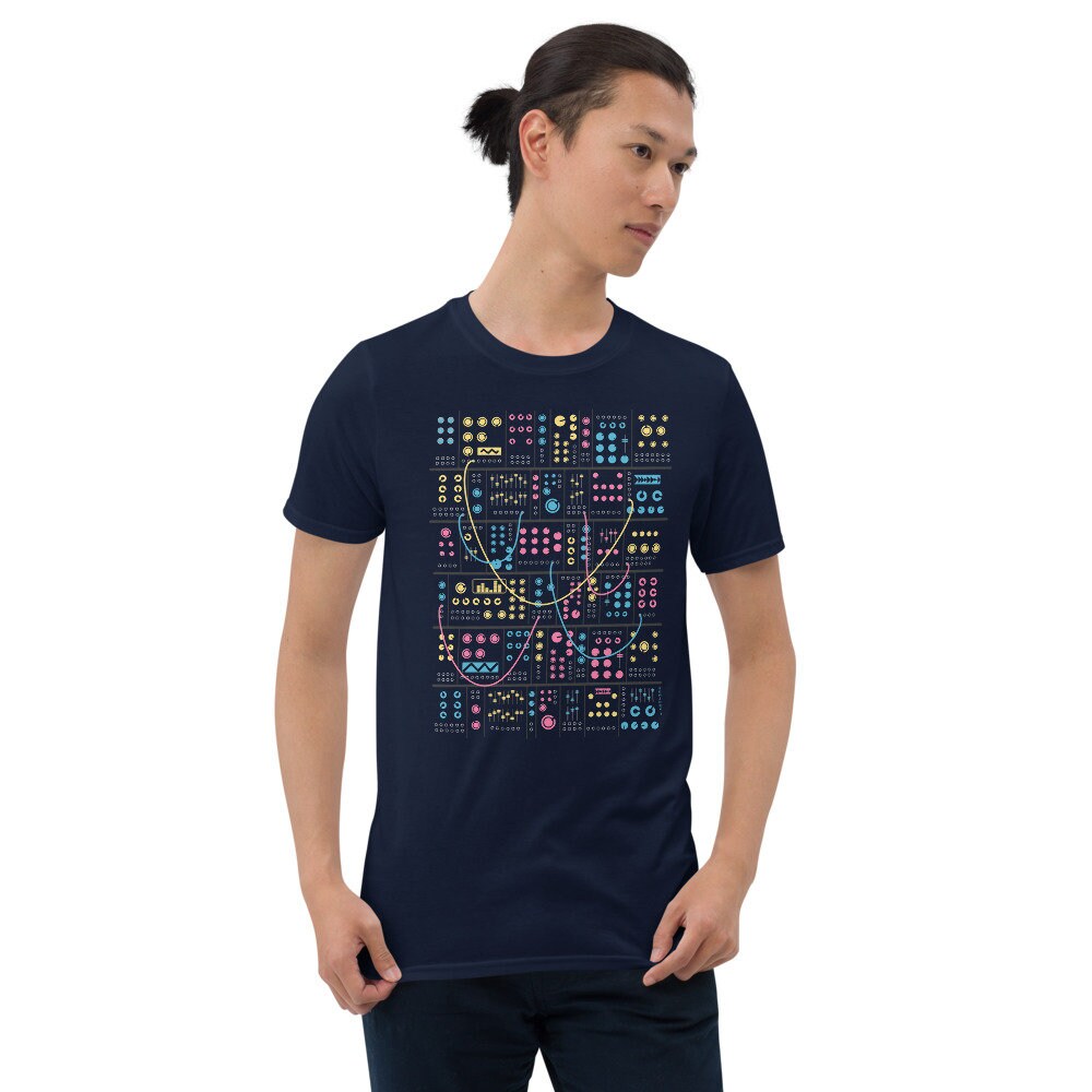 Modular synthesizer Synthwave T-Shirt