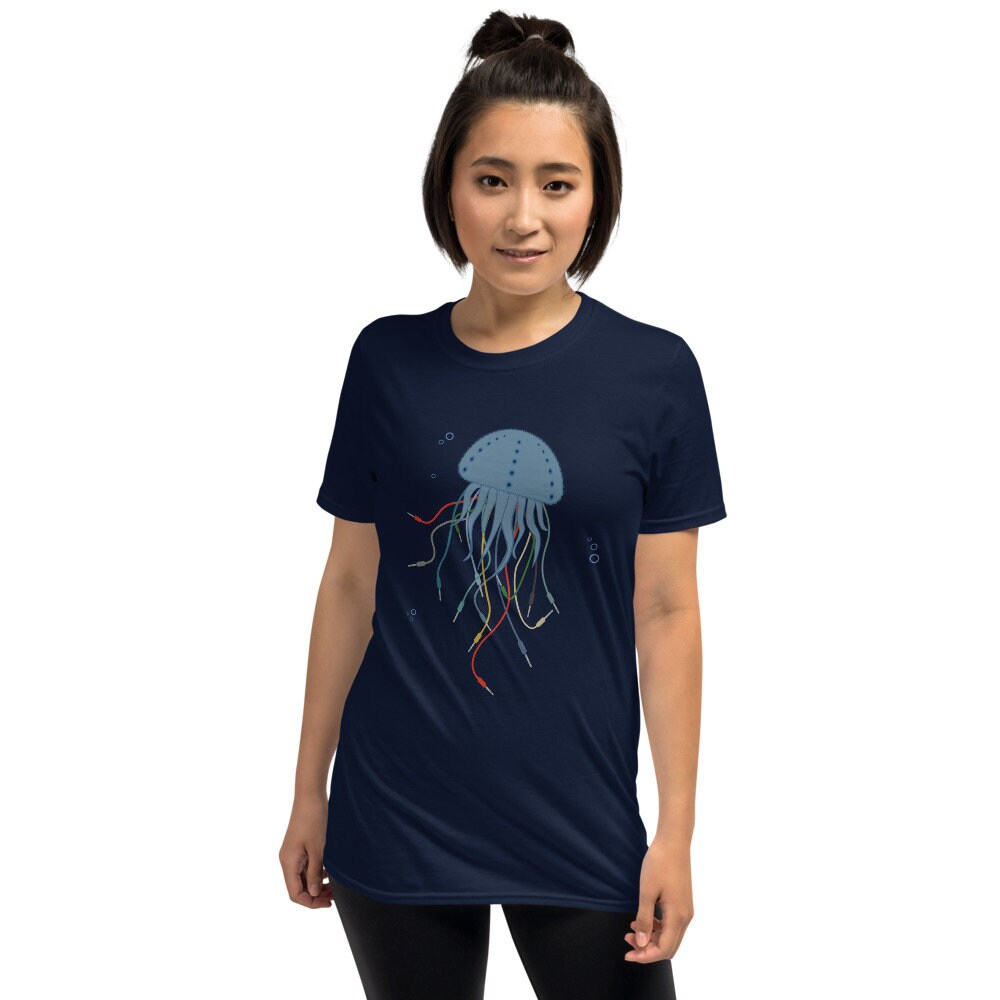 Modular Jellyfish Synthesizer T-Shirt for Musician