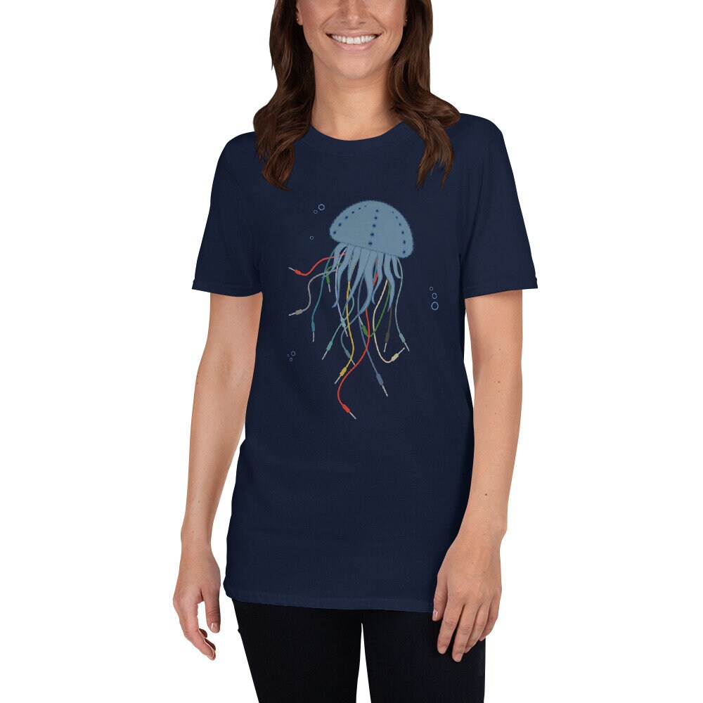 Modular Jellyfish Synthesizer T-Shirt for Musician