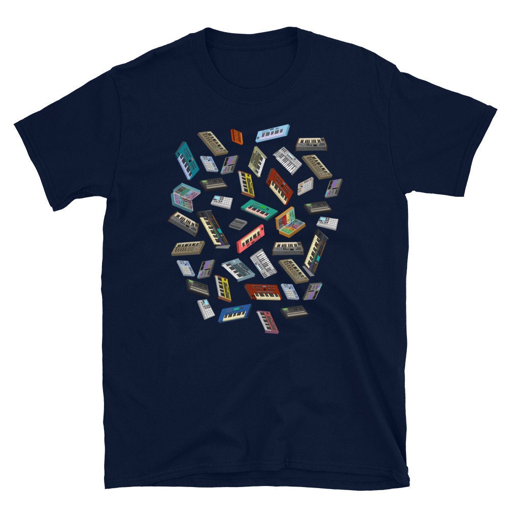 Synth Pixel Art Synthesizer T-Shirt