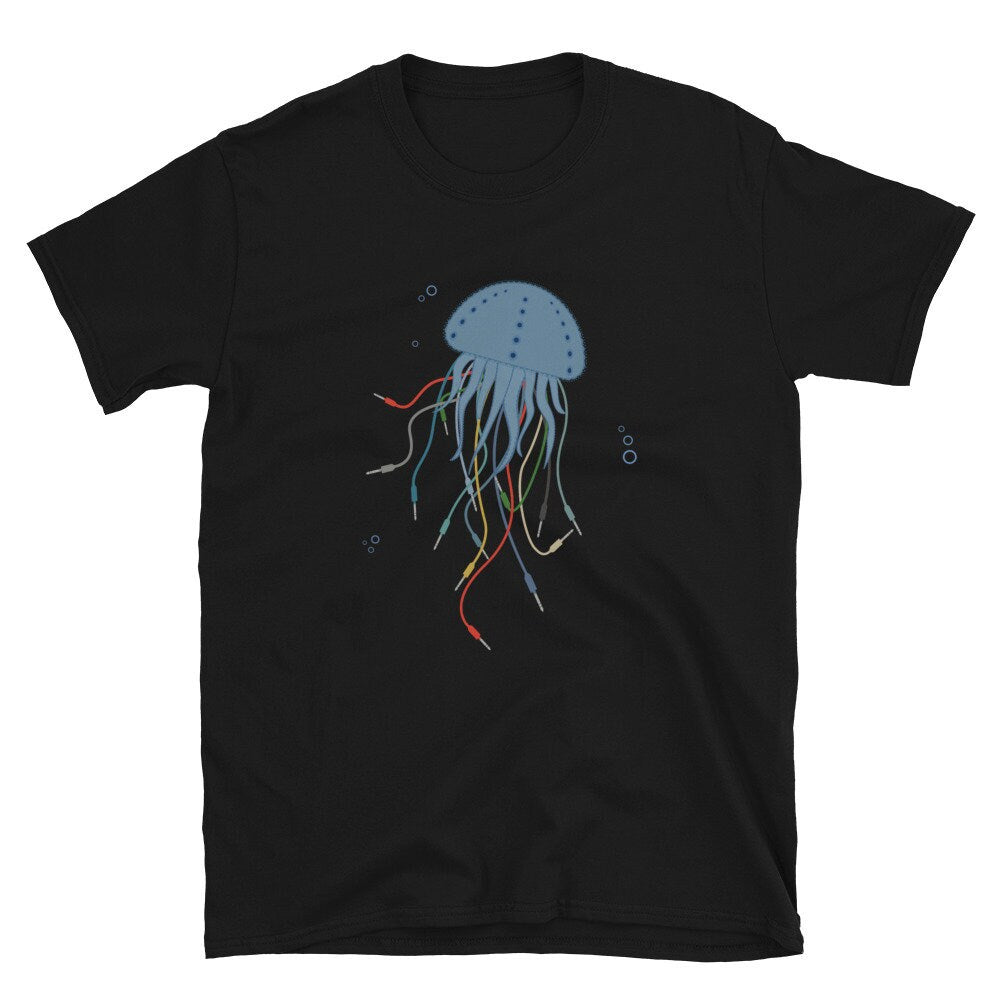 Modular Jellyfish Synthesizer T-Shirt for Musician