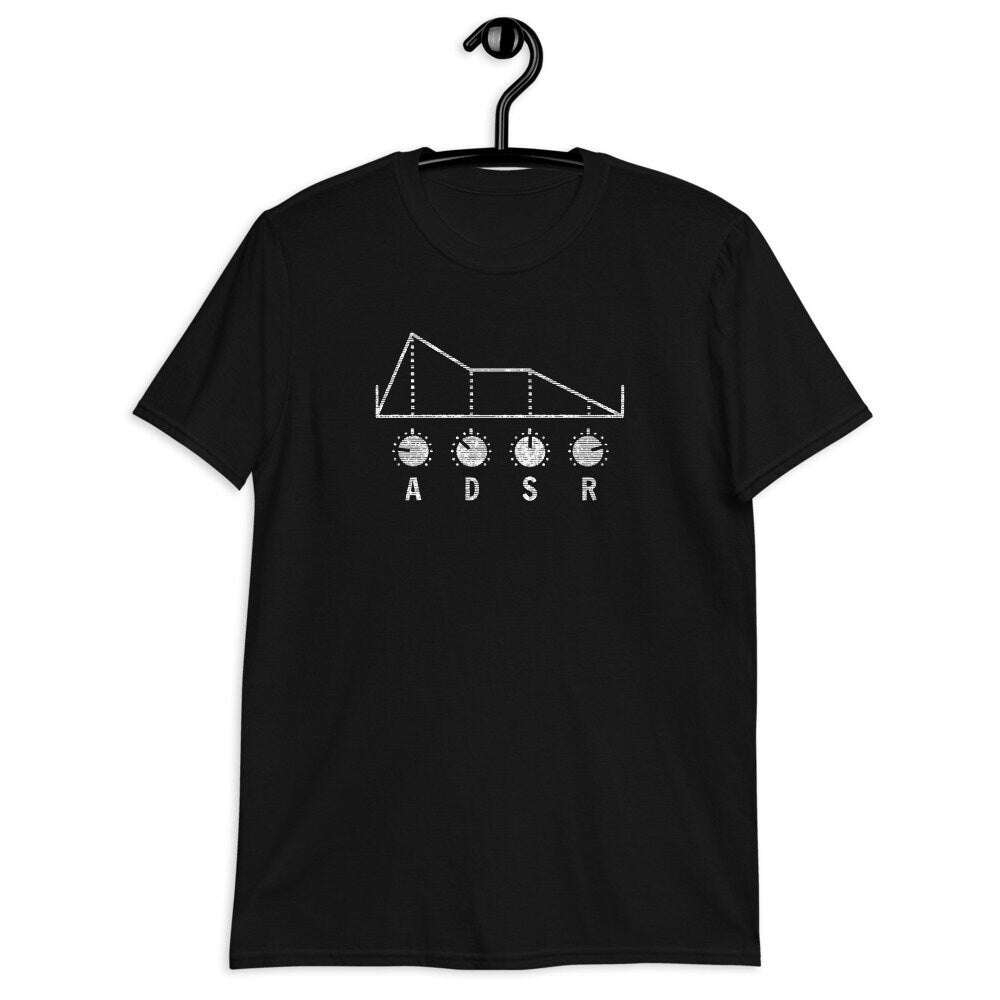 Synthesizer ADSR T-Shirt for synth player and electronic musician