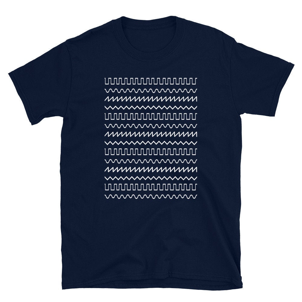 Synthesizer Waveform T-Shirt for Musician Synth Player