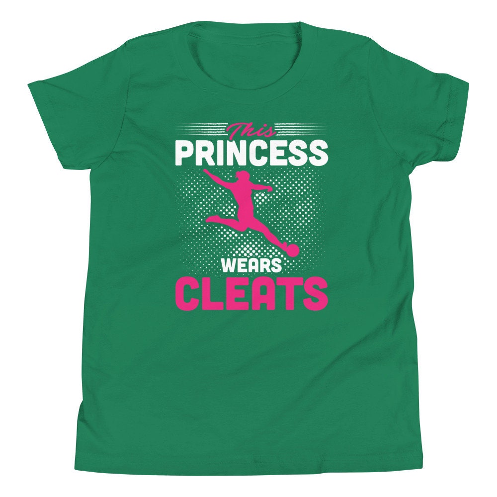 This Princess Wears Cleats Soccer Player Youth Short Sleeve T-Shirt