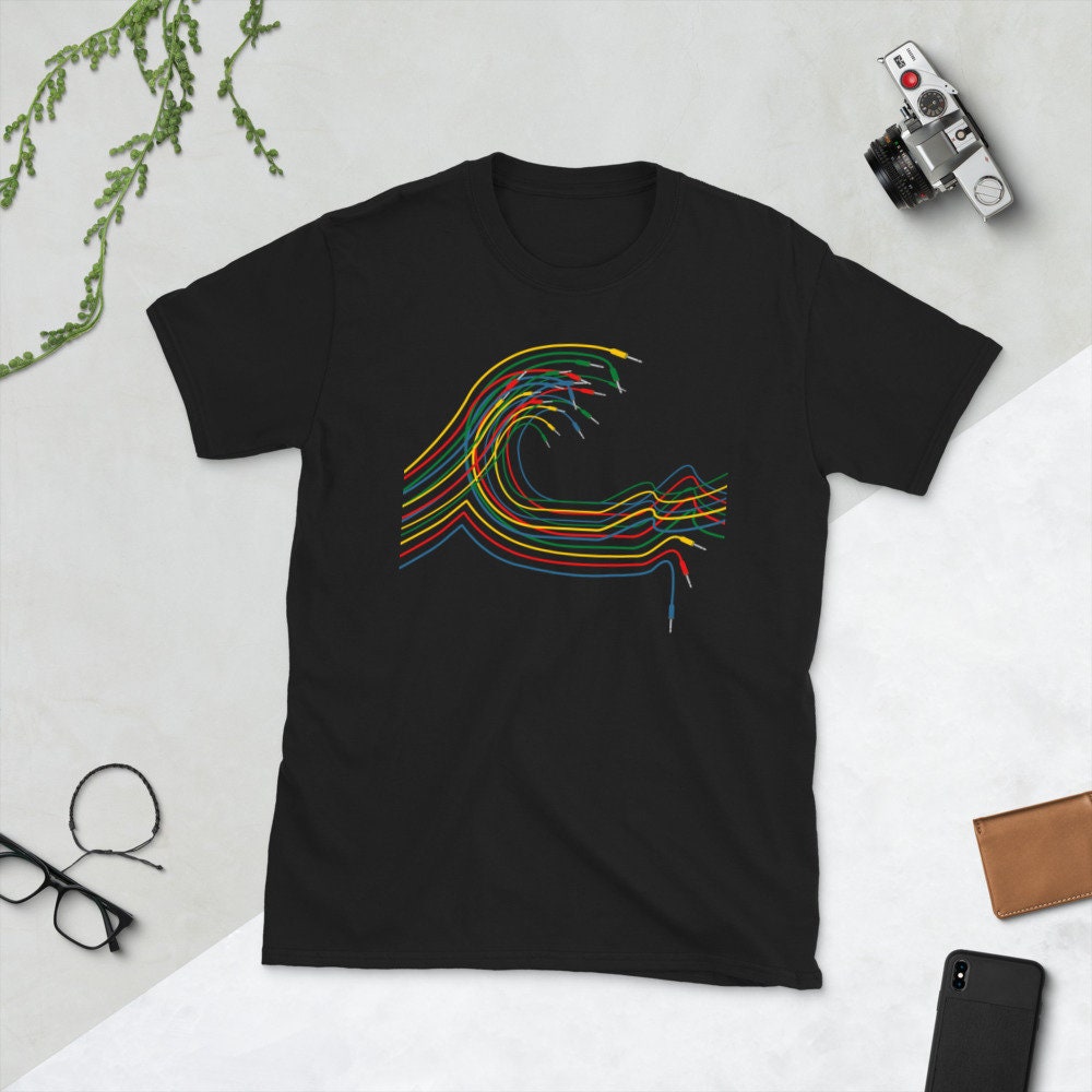 Great Wave T-shirt for Electronic Musician and Synthesizer player