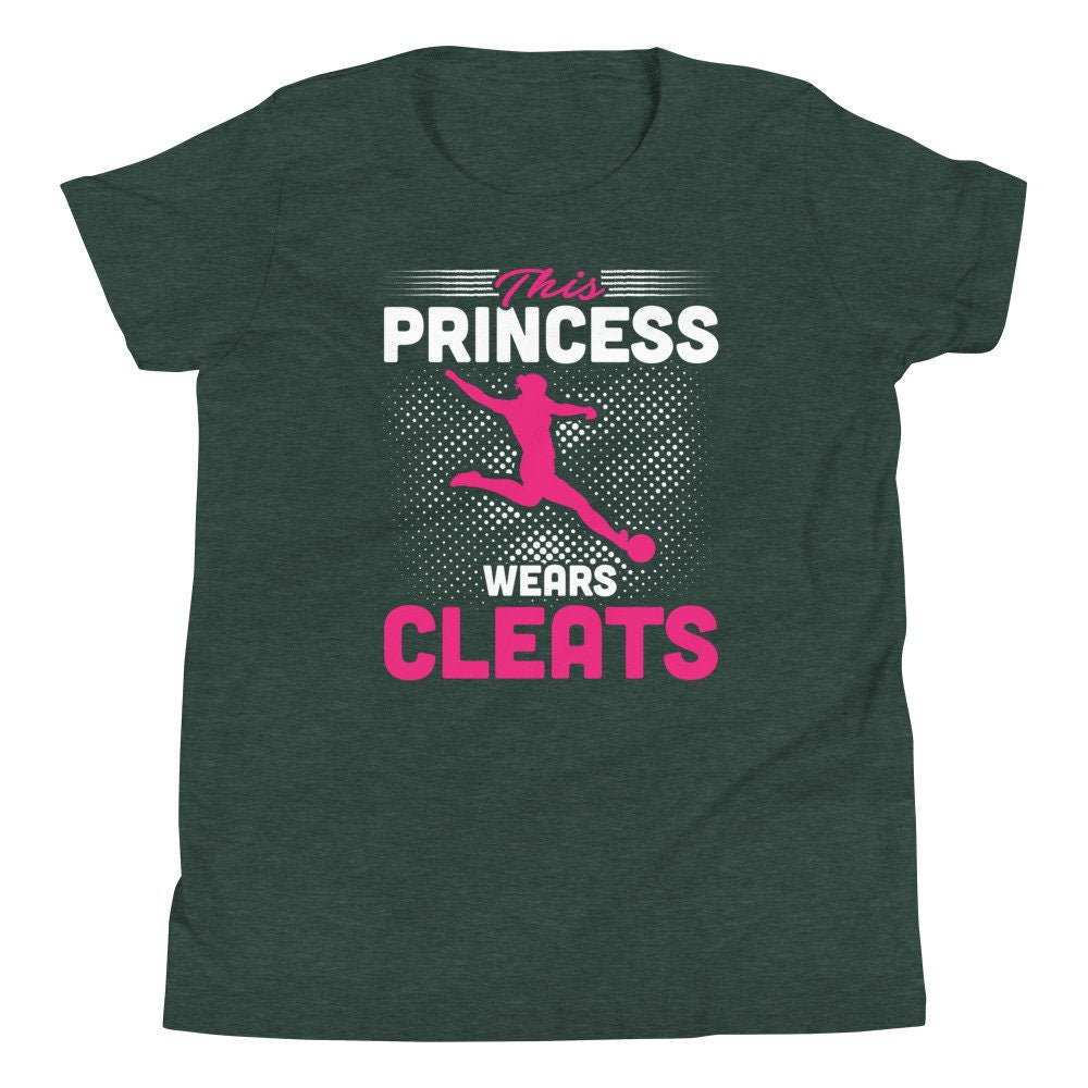 This Princess Wears Cleats Soccer Player Youth Short Sleeve T-Shirt