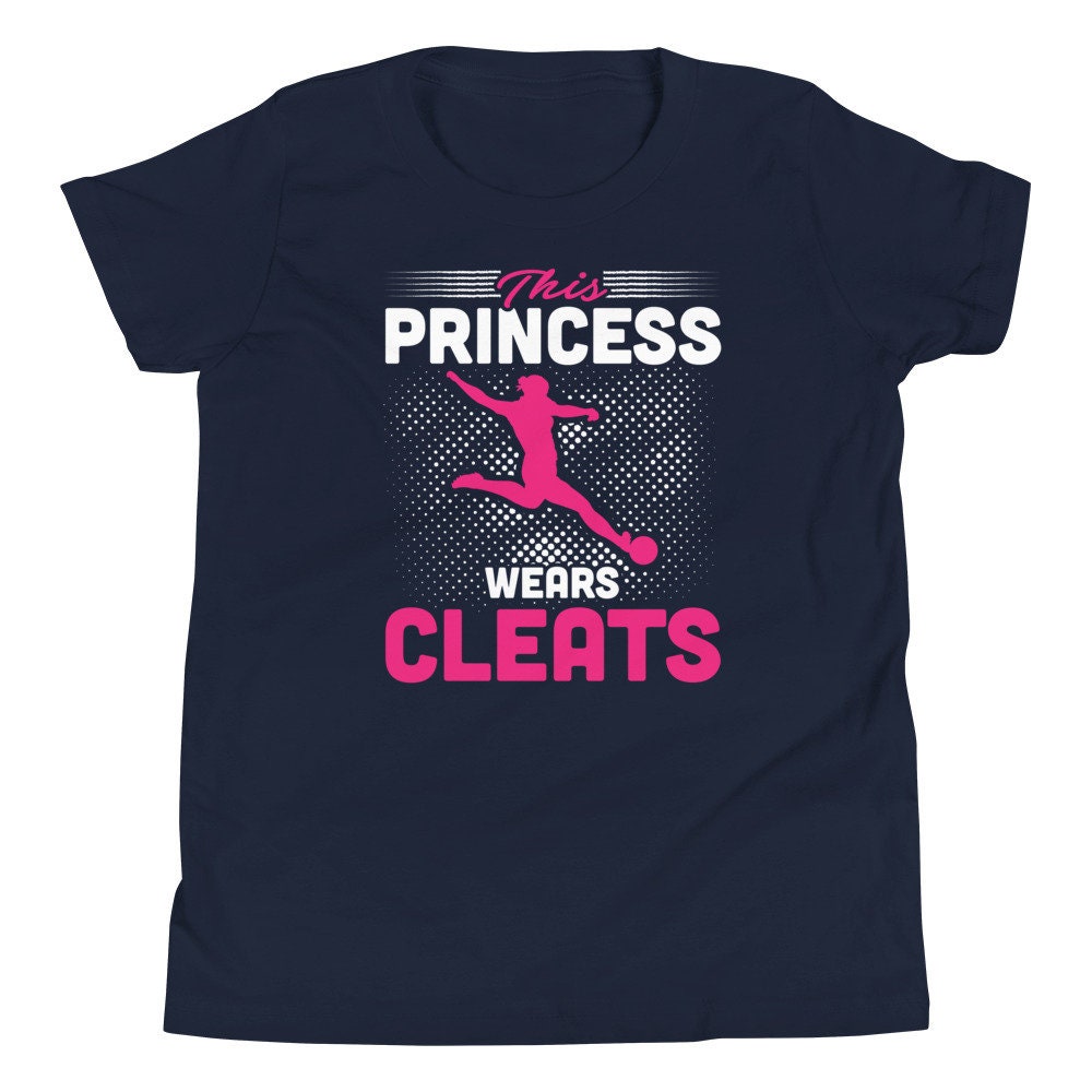 This Princess Wears Cleats Soccer Player Youth Short Sleeve T-Shirt
