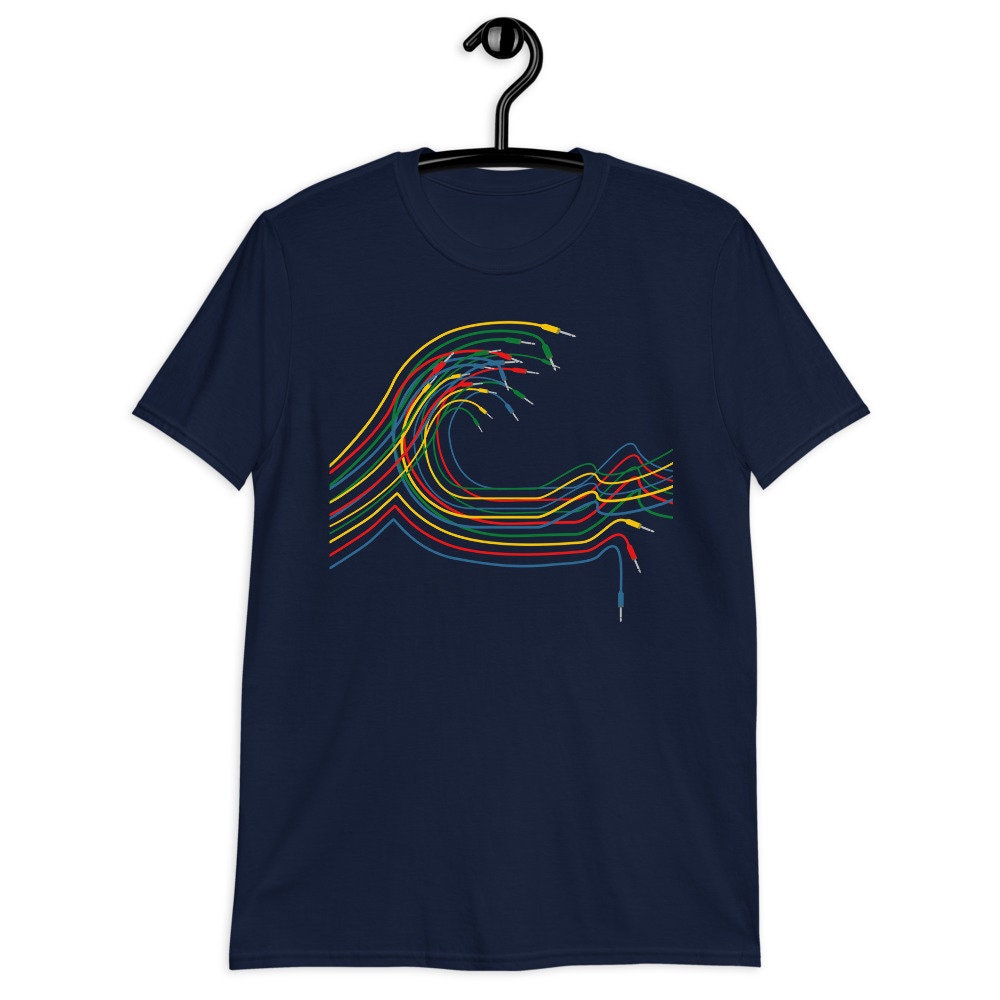 Great Wave T-shirt for Electronic Musician and Synthesizer player