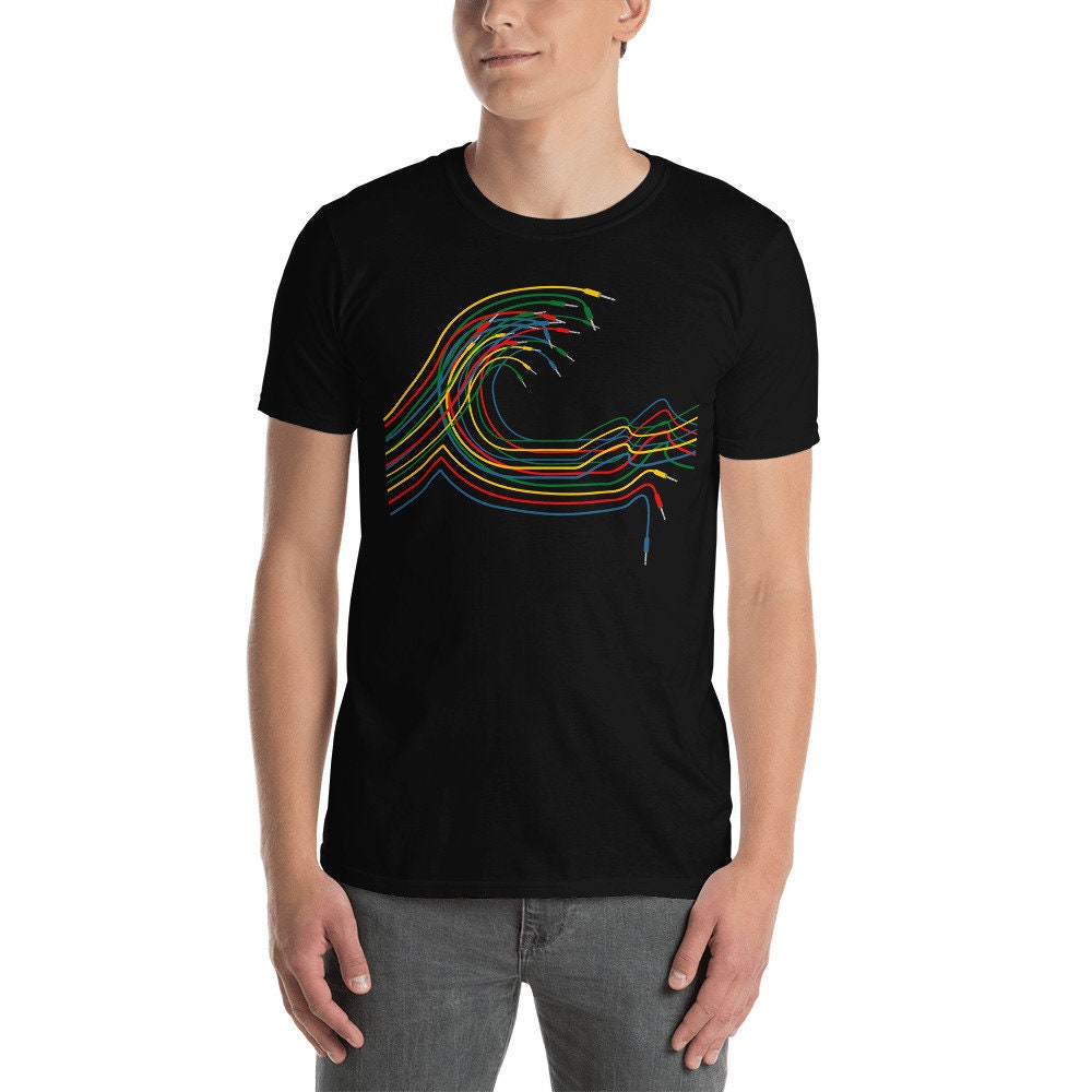 Great Wave T-shirt for Electronic Musician and Synthesizer player