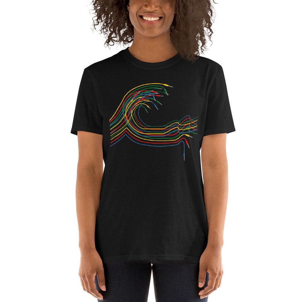 Great Wave T-shirt for Electronic Musician and Synthesizer player
