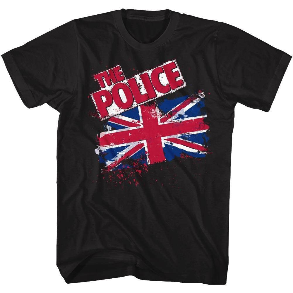 The Police Union Jack Black Adult T-Shirt