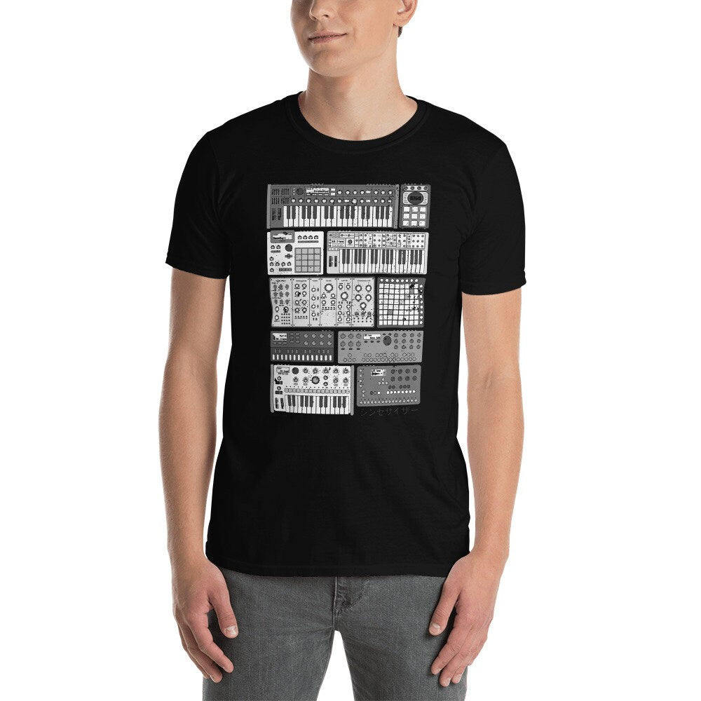 Synthesizers and Electronic Music Instruments T-Shirt for Musician
